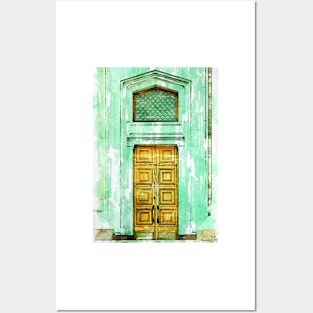 Awesome Vintage Door Alamaty Kazakhstan. Posters and Art